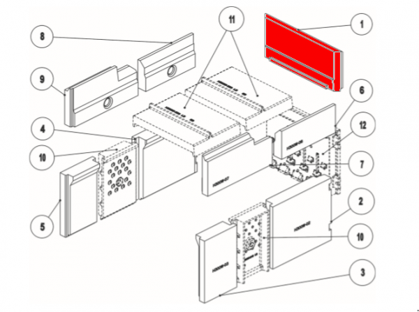 Leda Diamant H300 W Rückwandstein