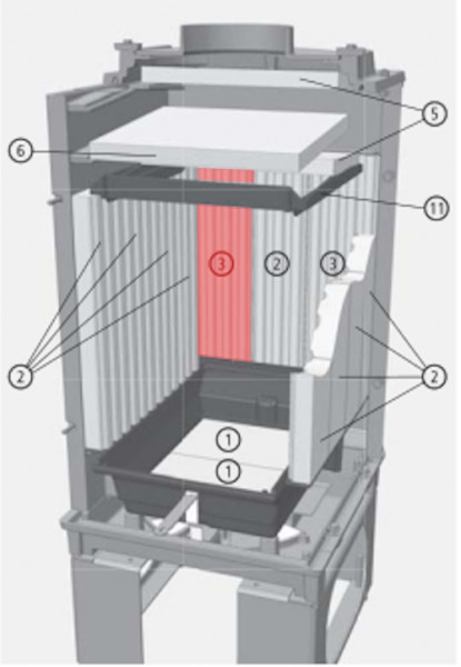 Leda Turma H80 F Rückwandstein links