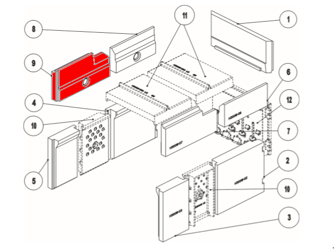 Leda Diamant H300 W Zugumlenkung links vorne