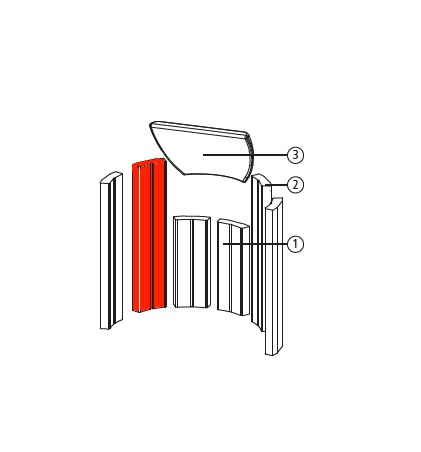 Leda Lenia Seitenstein links hinten
